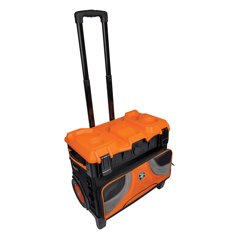 Klein Tradesman Pro™ Tool Master Rolling Tool Bag, 19 Pockets, 22-Inch