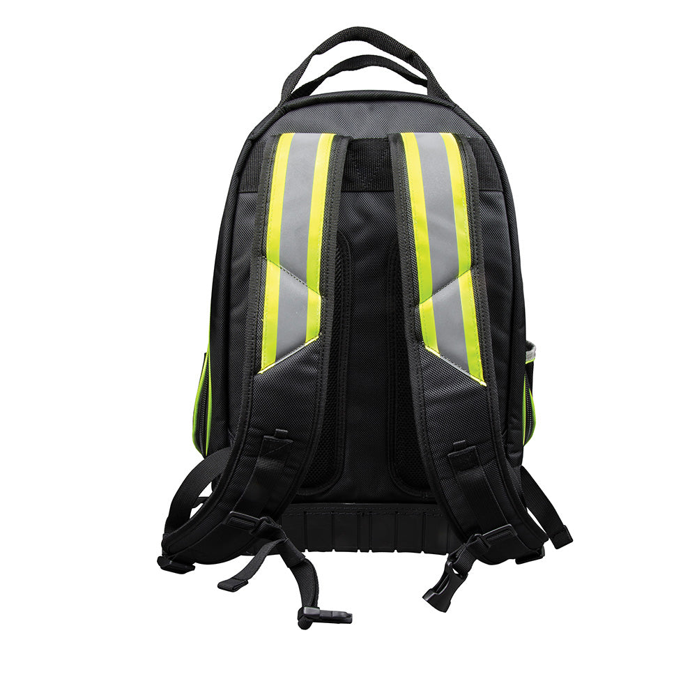 Klein Tradesman Pro™ Tool Bag Backpack, 39 Pockets, High Visibility, 20-Inch