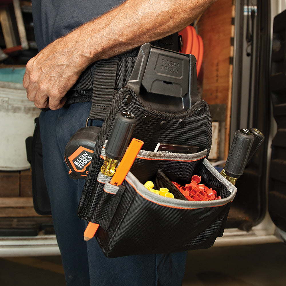 Klein Tradesman Pro™ Modular Parts Pouch with Belt Clip