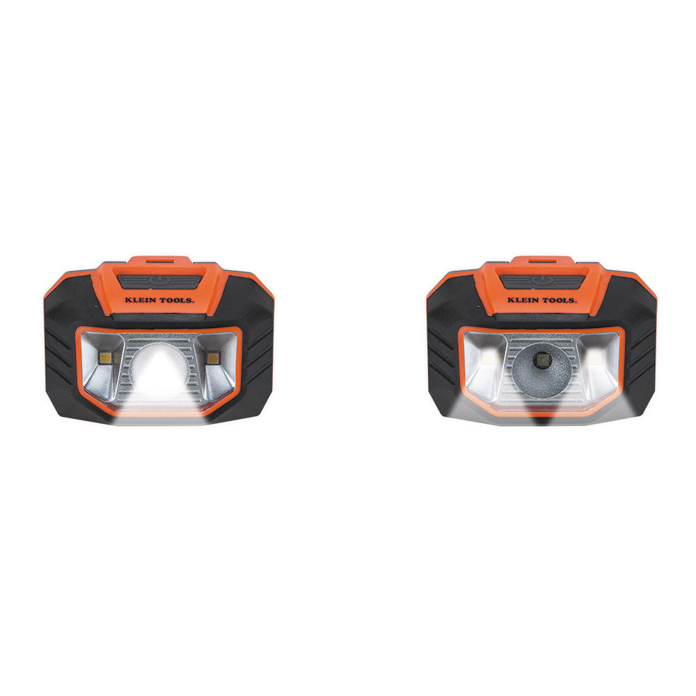 Klein LED Headlamp with Silicone Hard Hat Strap