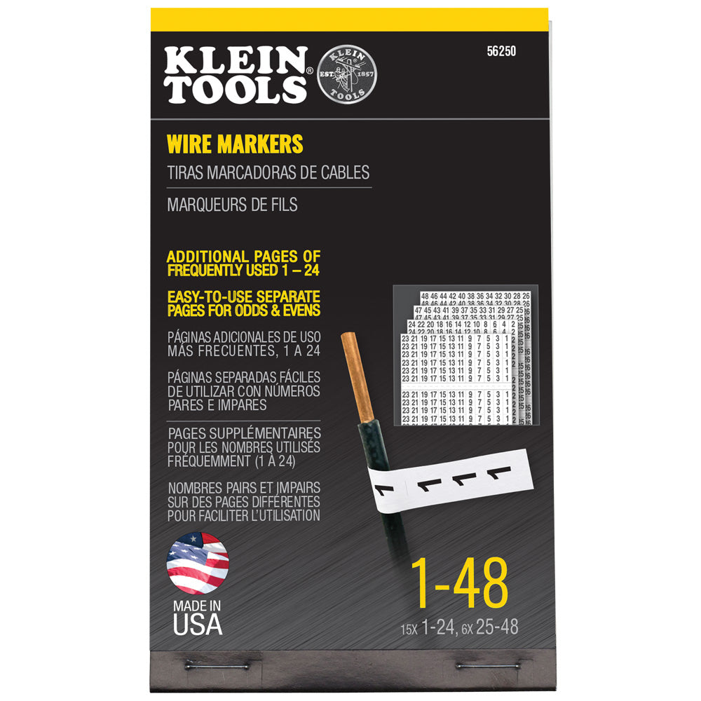 Klein Wire Marker Book, 1-48