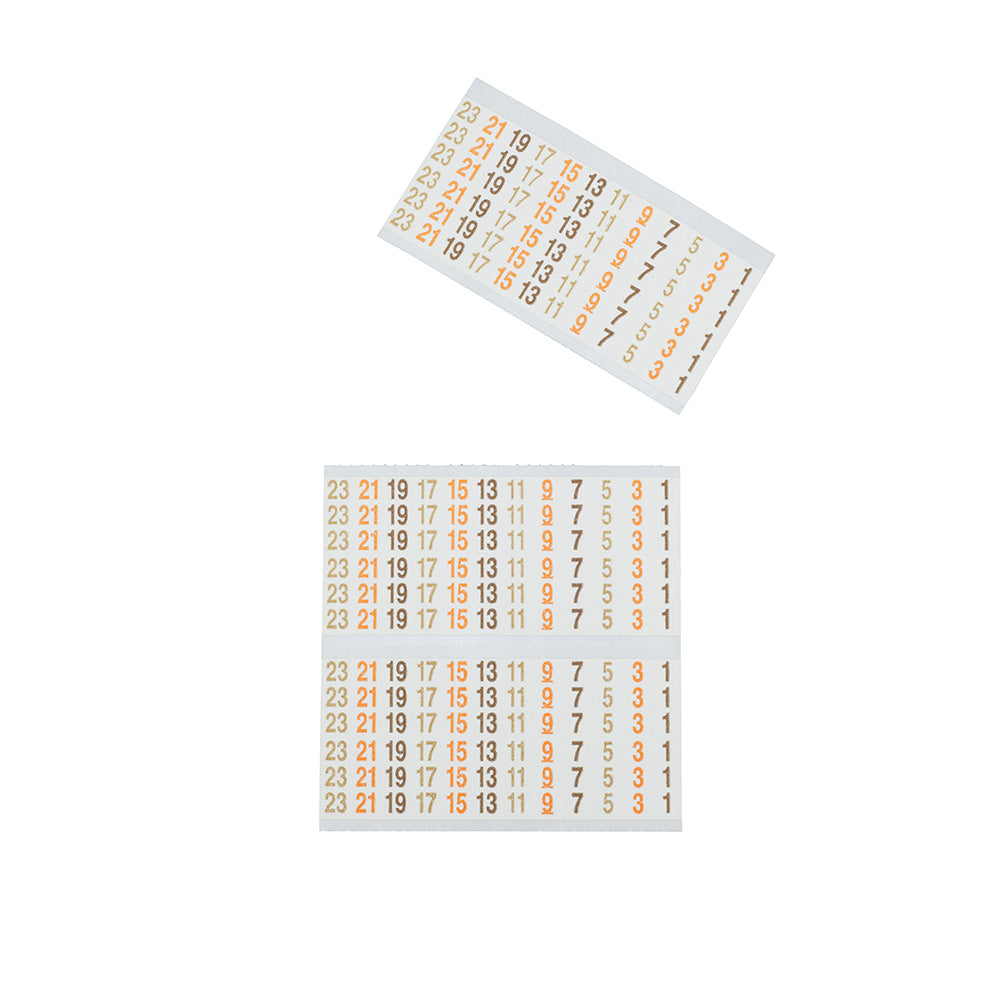 Klein Wire Marker Book, 277/480V 3 Phase 1-48