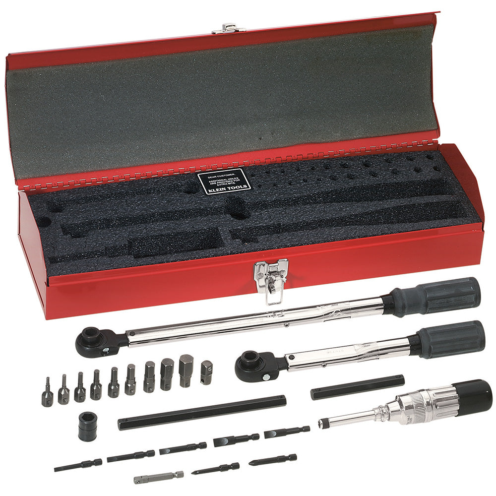 Klein Master Electrician's Torque Wrench Set, 25-Piece