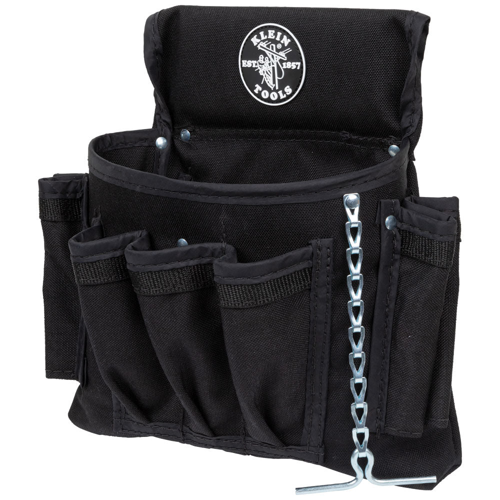 Klein PowerLine™ Series Electrician Tool Pouch, 18-Pocket