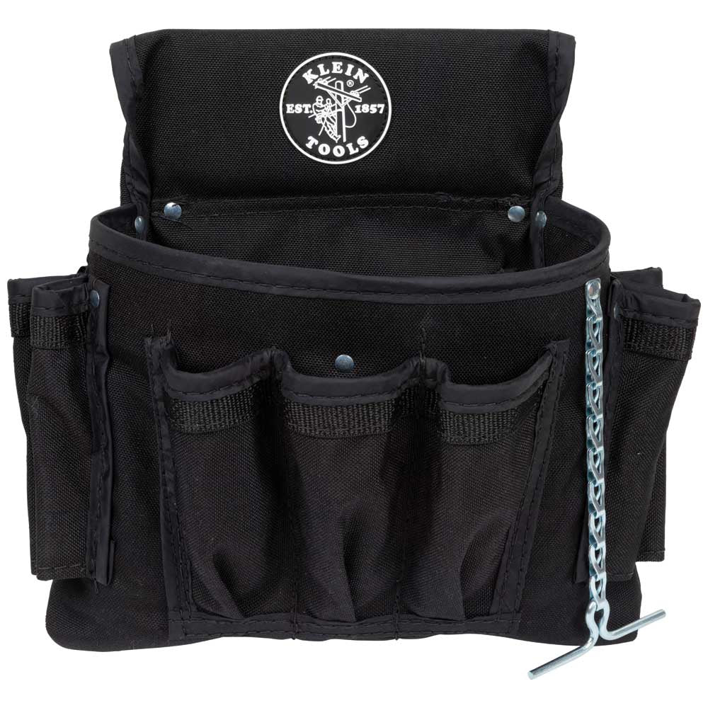 Klein PowerLine™ Series Electrician Tool Pouch, 18-Pocket