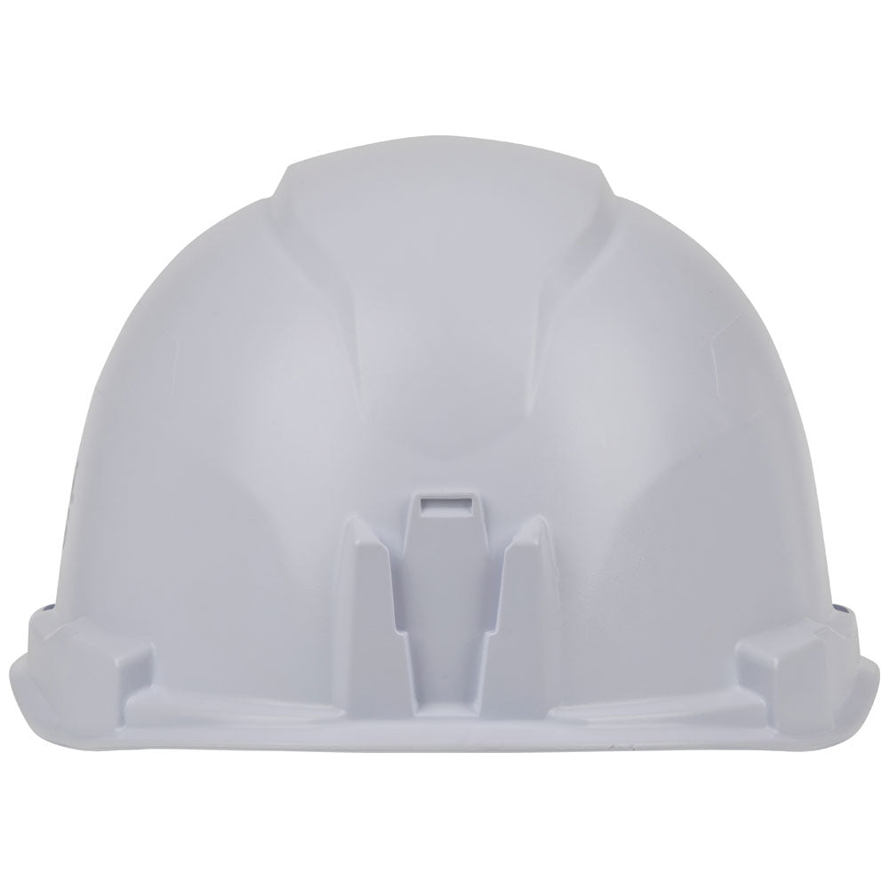 Klein Hard Hat, Non-Vented, Cap Style with Headlamp, White