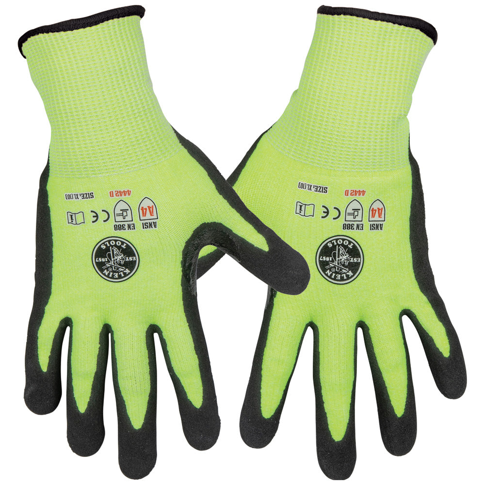 Klein Work Gloves, Cut Level 4, Touchscreen, X-Large, 2-Pair