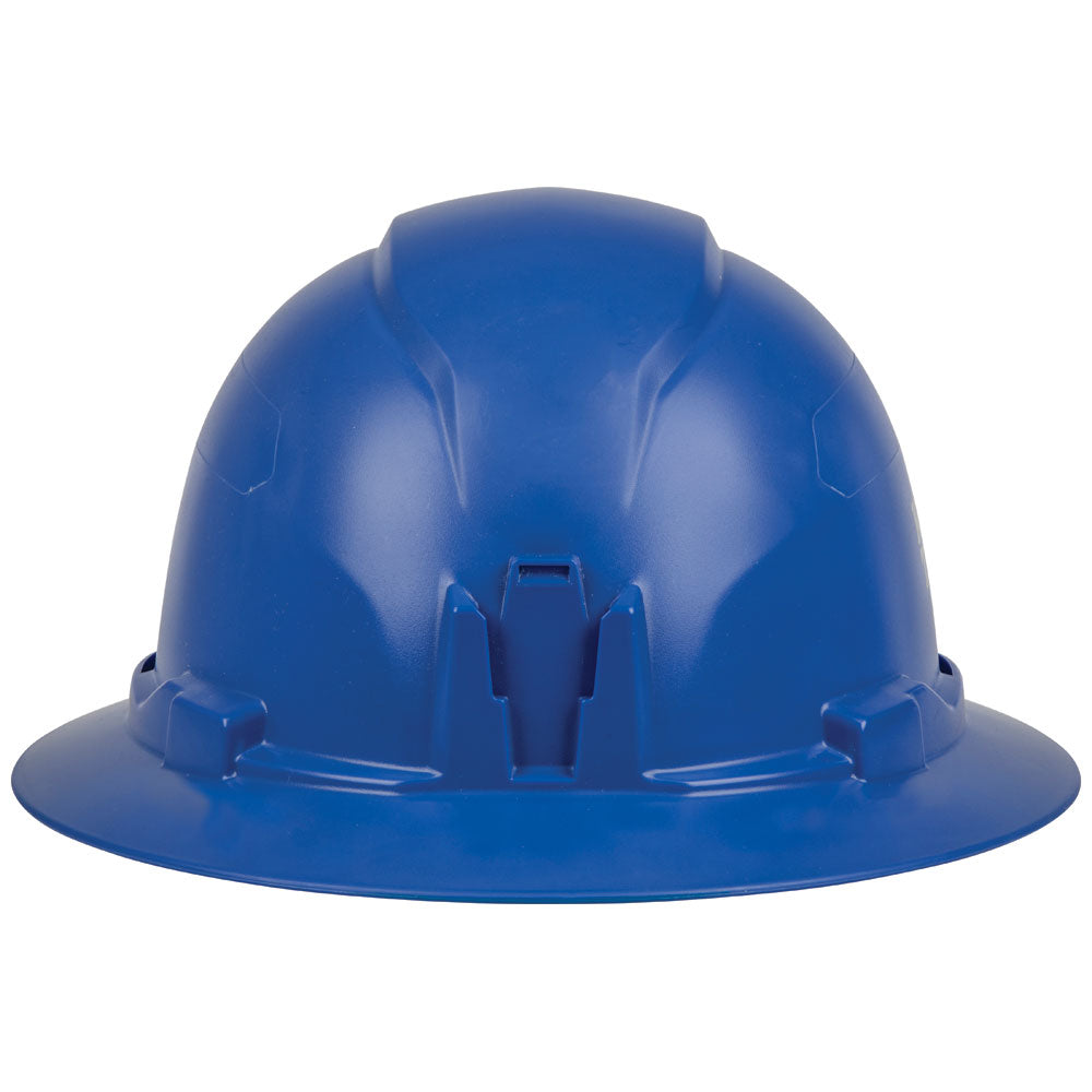 Klein Hard Hat, Non-Vented, Full Brim Style , Blue