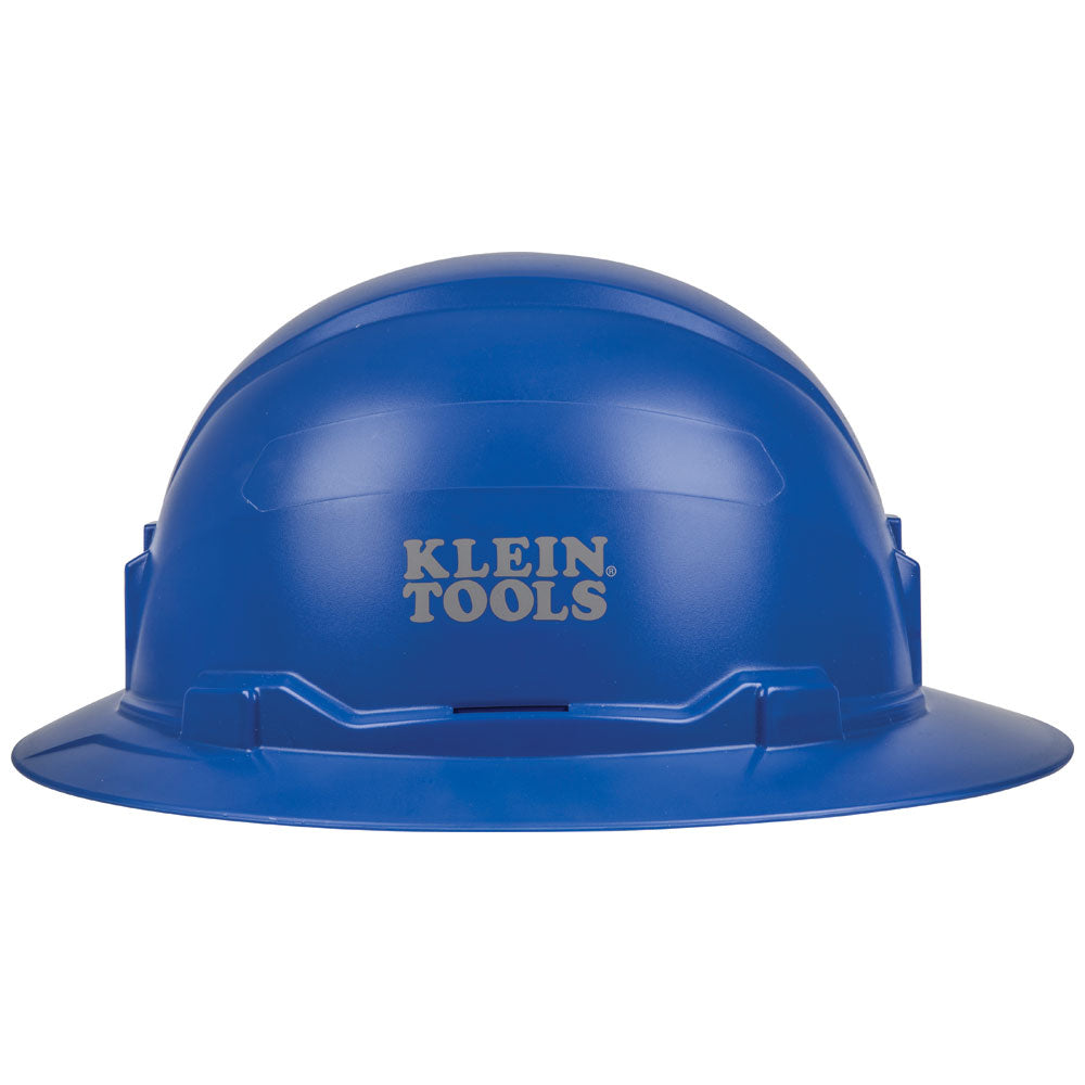 Klein Hard Hat, Non-Vented, Full Brim Style , Blue