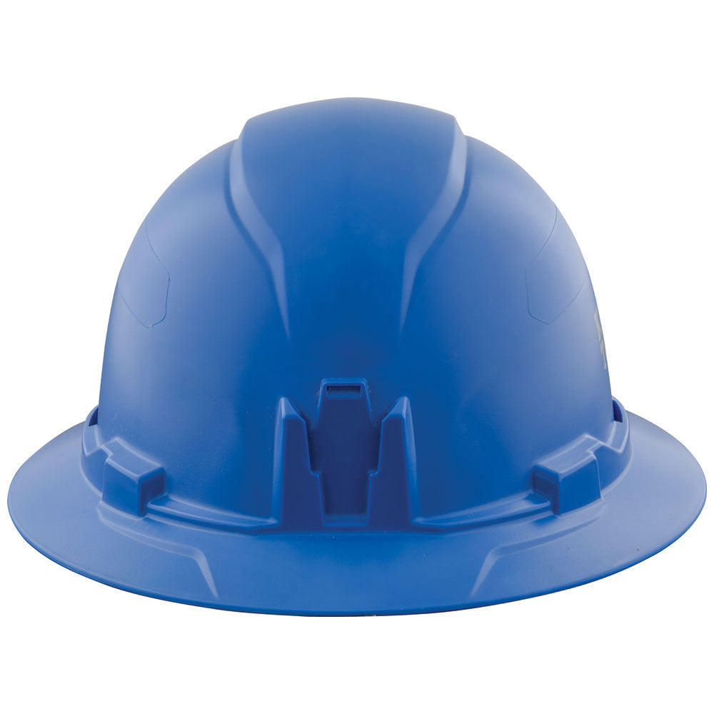 Klein Hard Hat, Non-Vented, Full Brim Style , Blue