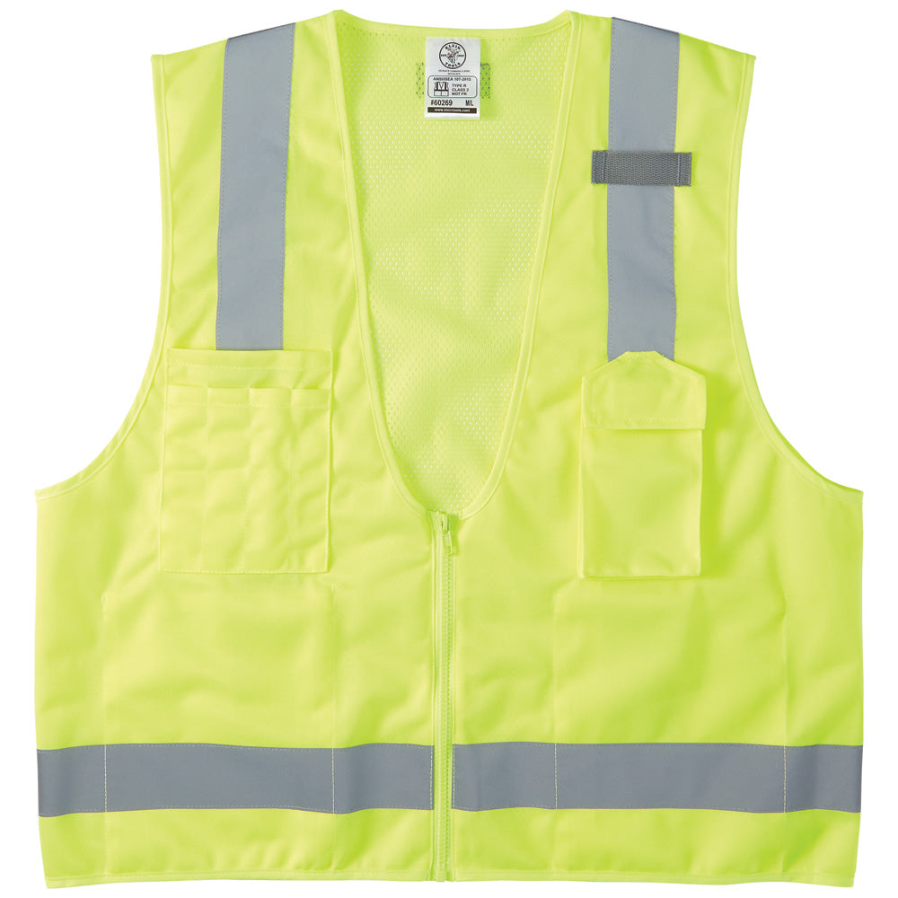 Klein Safety Vest, High-Visibility Reflective Vest, M/L