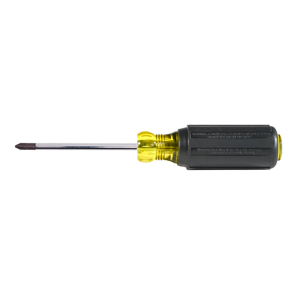 Klein #1 Phillips Screwdriver, 3-Inch Round Shank