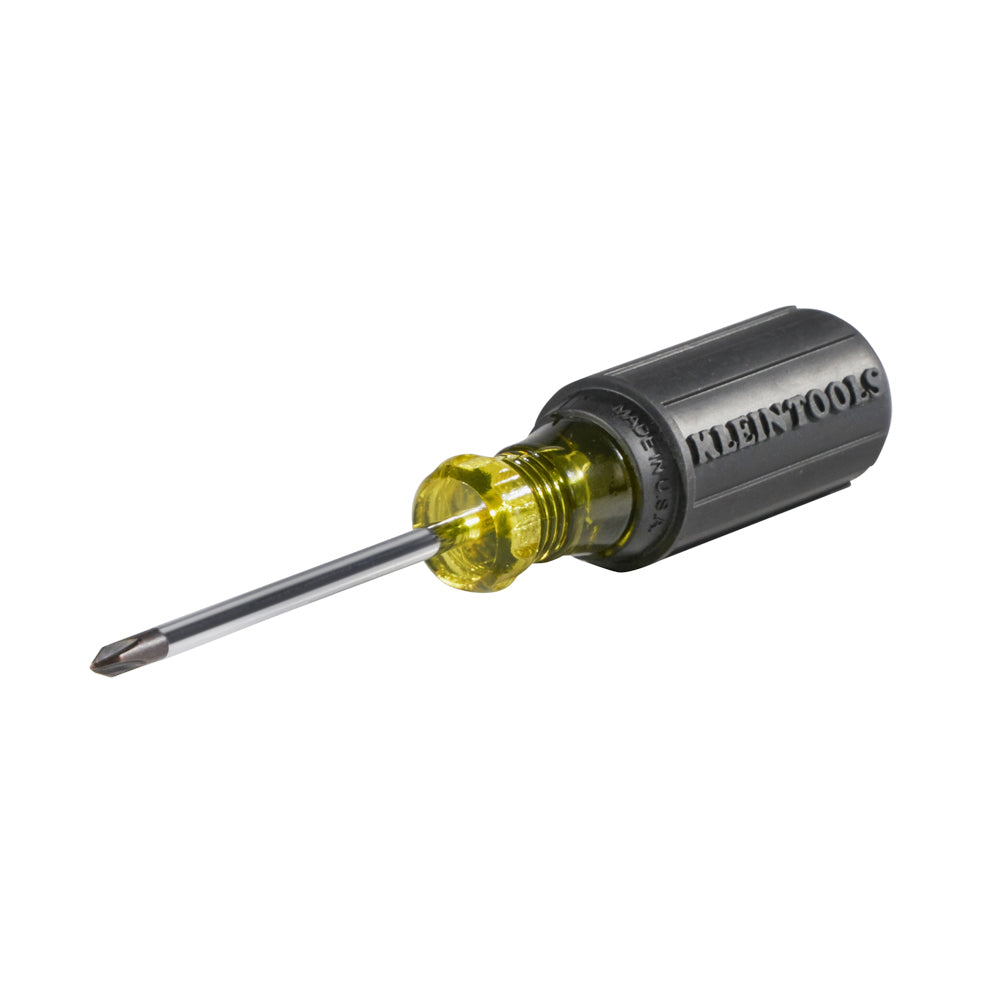 Klein #1 Phillips Screwdriver, 3-Inch Round Shank