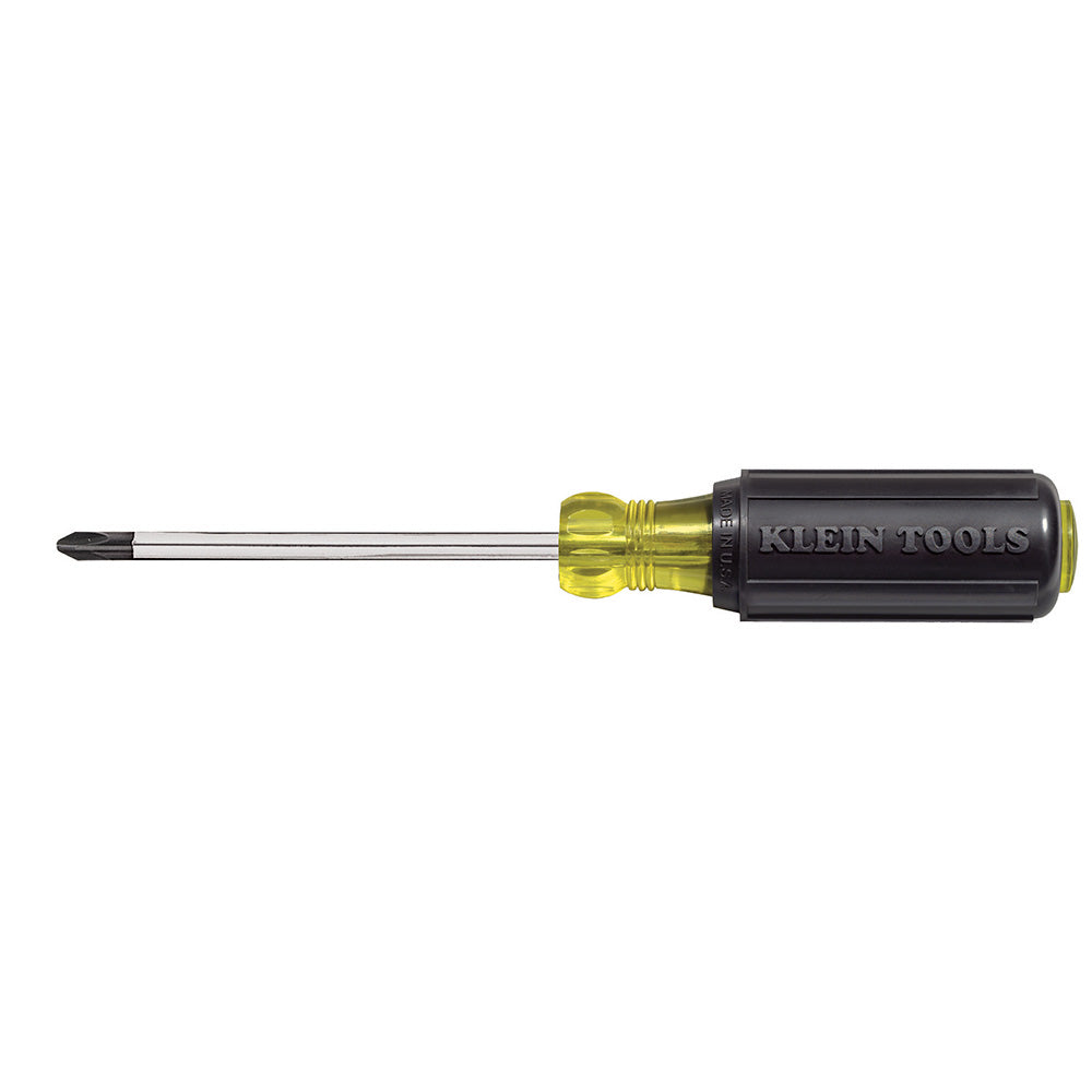 Klein #2 Phillips Screwdriver 4-Inch Round Shank