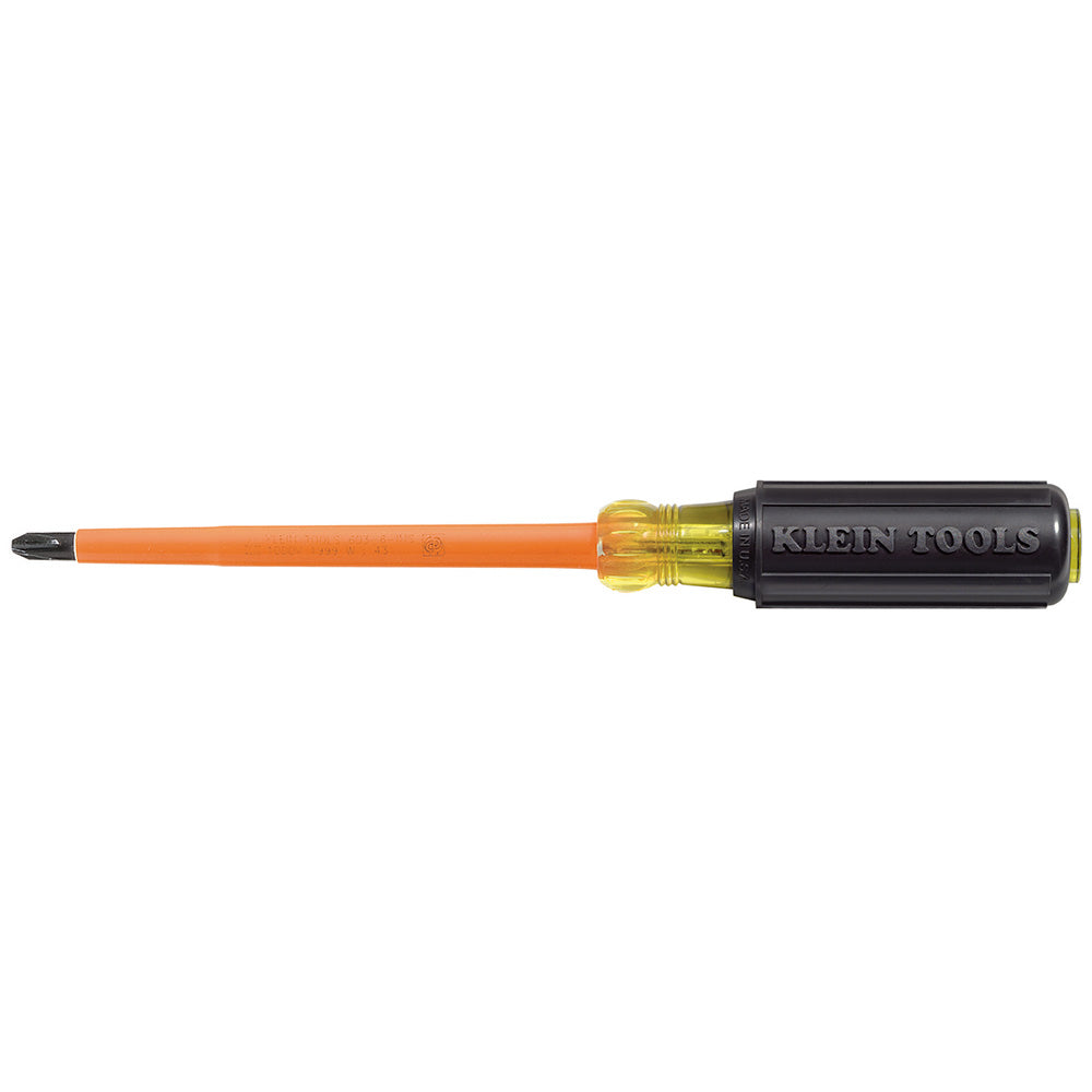 Klein Insulated Screwdriver, #2 Phillips Tip, 4-Inch