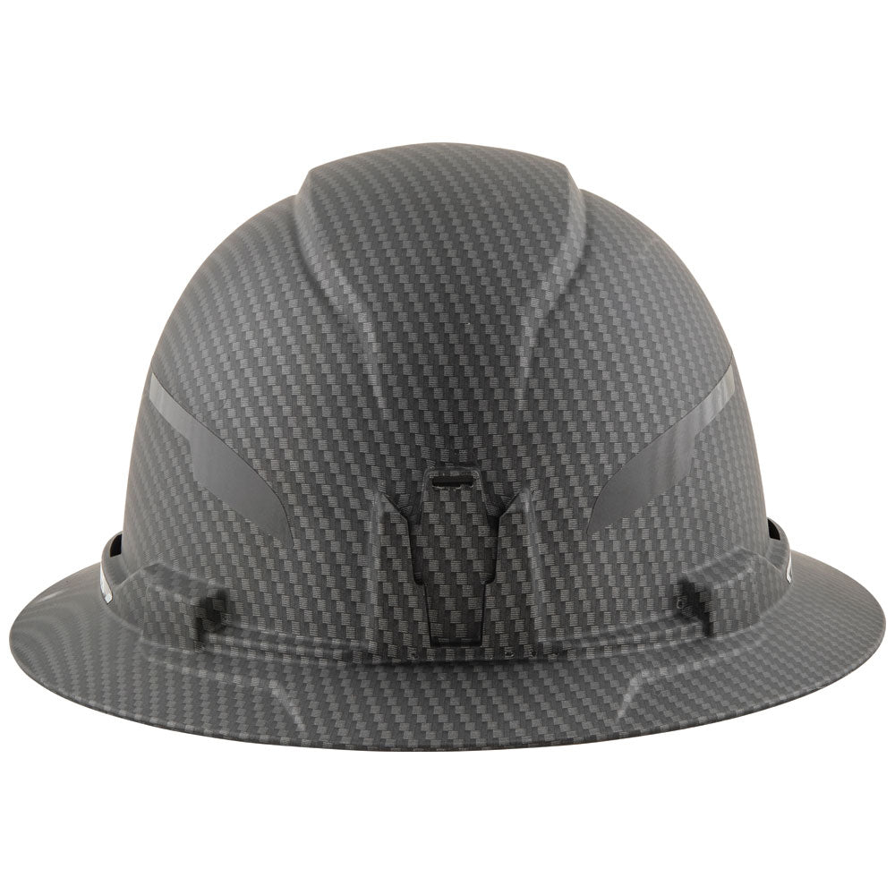 Klein Hard Hat, Premium KARBN™ Pattern, Non-Vented Full Brim, Class E