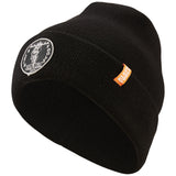 Klein Heavy Knit Hat, Black, Vintage Patch Logo