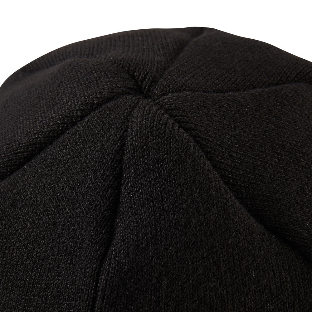 Klein Heavy Knit Hat, Black, Vintage Patch Logo