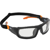 Klein Professional Full-Frame Gasket Safety Glasses, Clear Lens