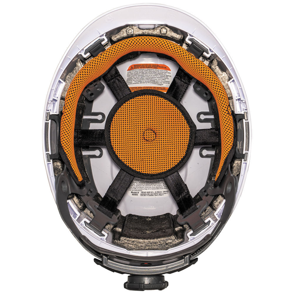 Klein Safety Helmet, Type-2, Non-Vented Class E, White