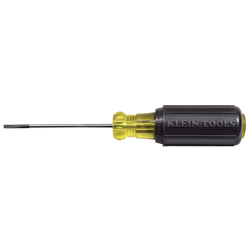 Klein Terminal Block Screwdriver, 1/8-Inch Cabinet, TB-DIN