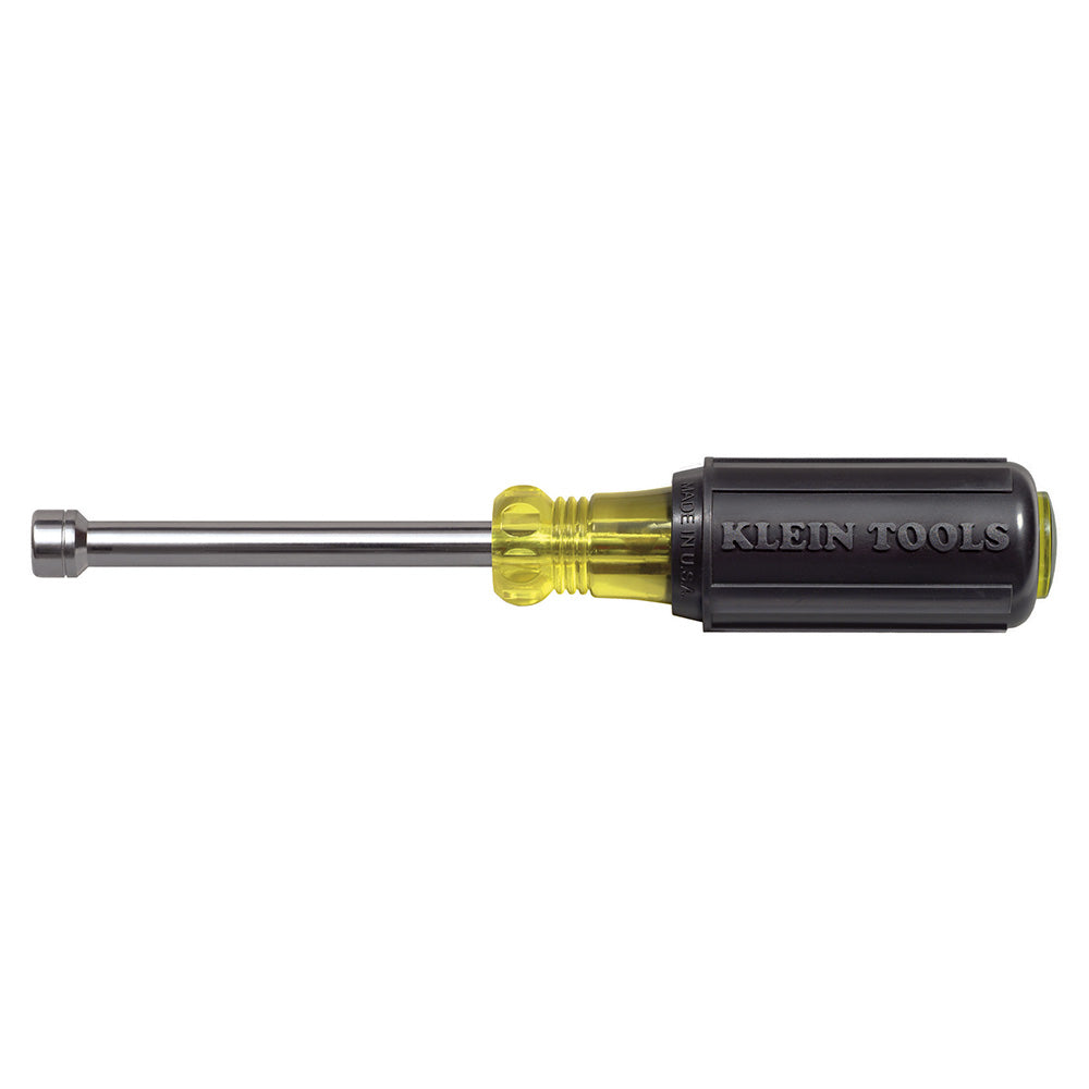 Klein 6 mm Nut Driver, 3-Inch Hollow Shaft, Cushion-Grip™