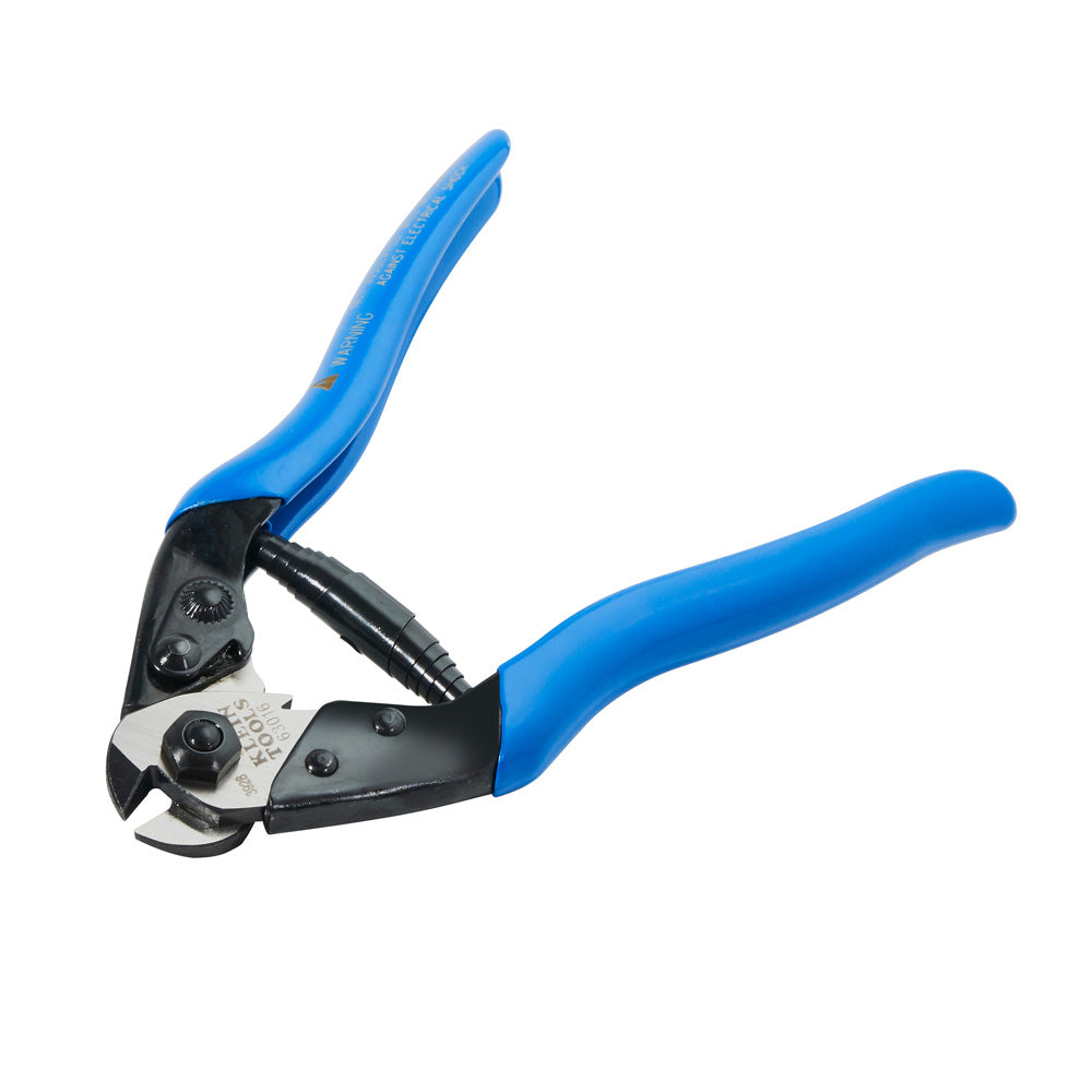 Klein Heavy-Duty Cable Cutter, Blue, 7 1/2-Inches