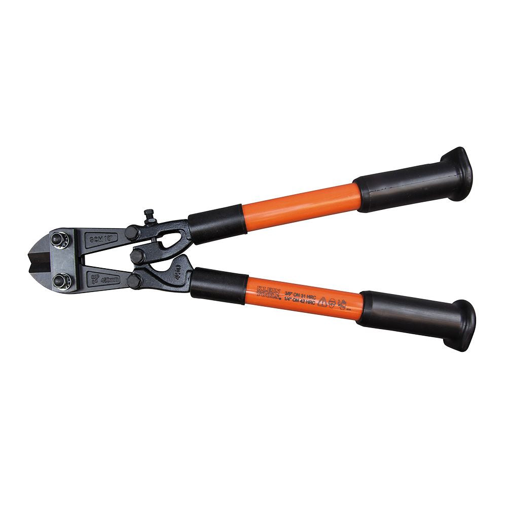 Klein - Bolt Cutter, Fiberglass Handles, 18-Inch