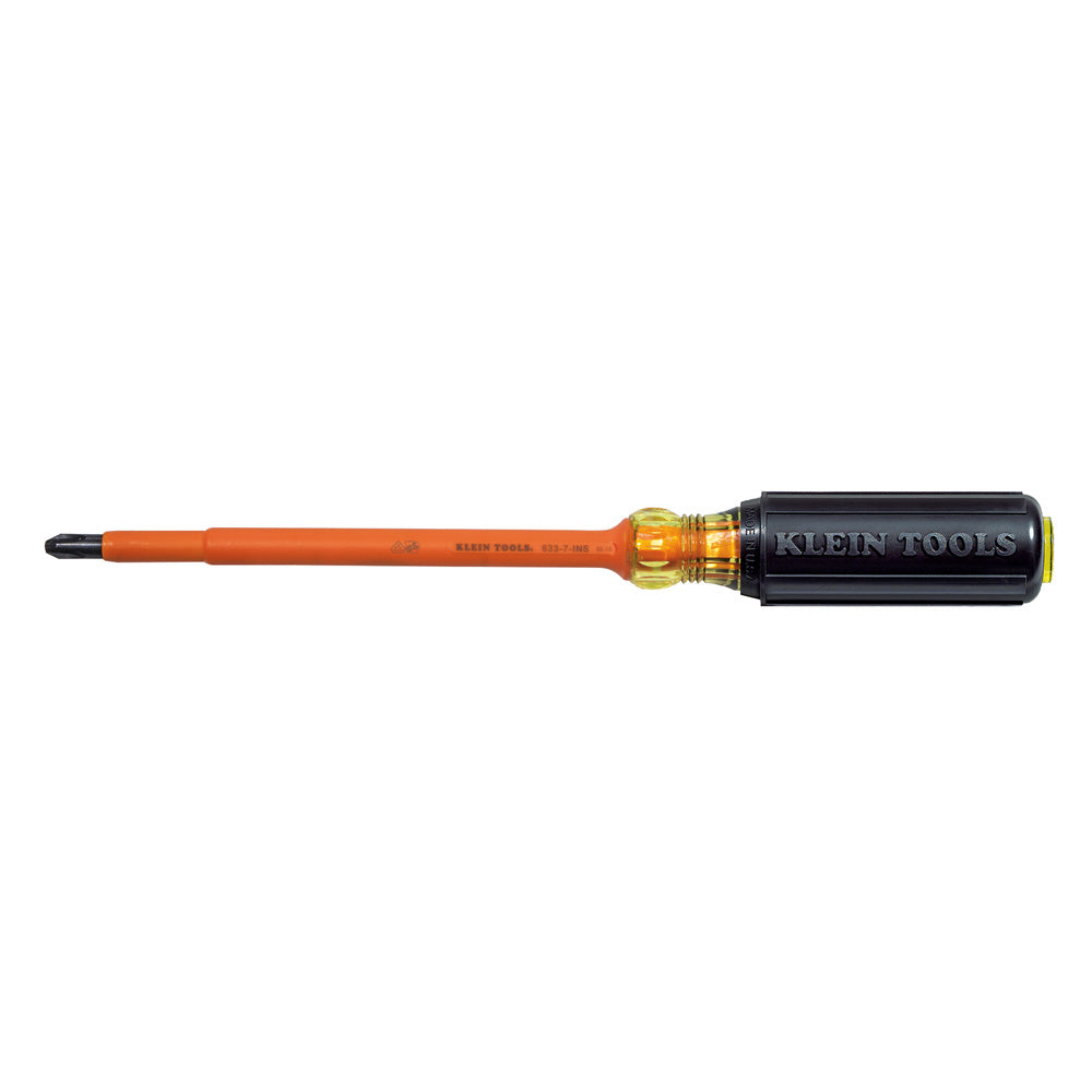 Klein Insulated Screwdriver, #3 Phillips, 7-Inch Shank