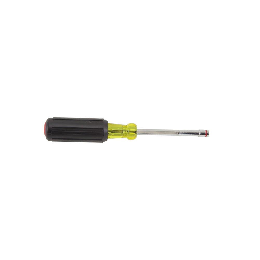 Klein 1/4-Inch Nut Driver, Magnetic Tip, 4-Inch Shaft