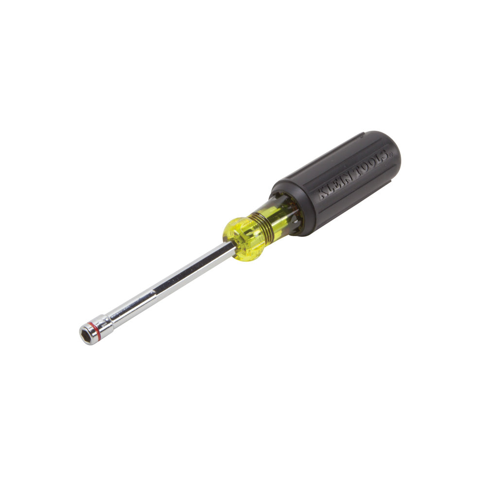 Klein 1/4-Inch Nut Driver, Magnetic Tip, 4-Inch Shaft