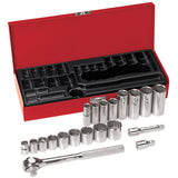 Klein 3/8-Inch Drive Socket Wrench Set, 20-Piece