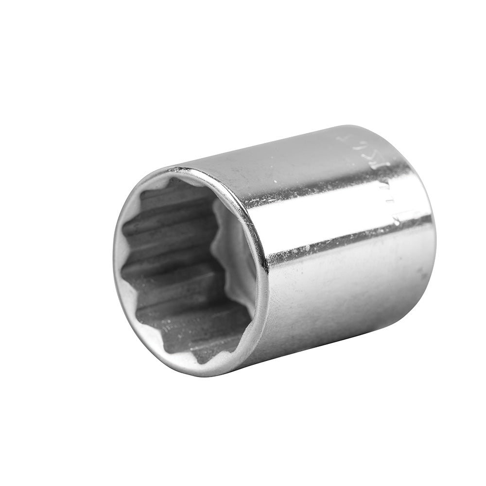 Klein 1-Inch Standard 12 Point Socket, 1/2-Inch Drive