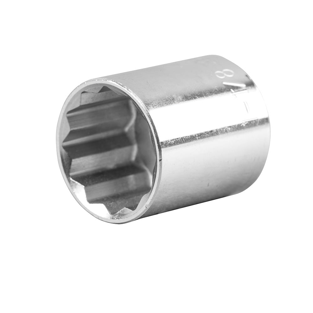 Klein 1-1/8-Inch Standard 12-Point Socket 1/2-Inch Drive