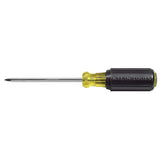 Klein #3 Square Recess Screwdriver, 4-Inch Round Shank