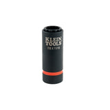 Klein 2-in-1 Impact Socket, 12-Point, 7/8 and 11/16-Inch