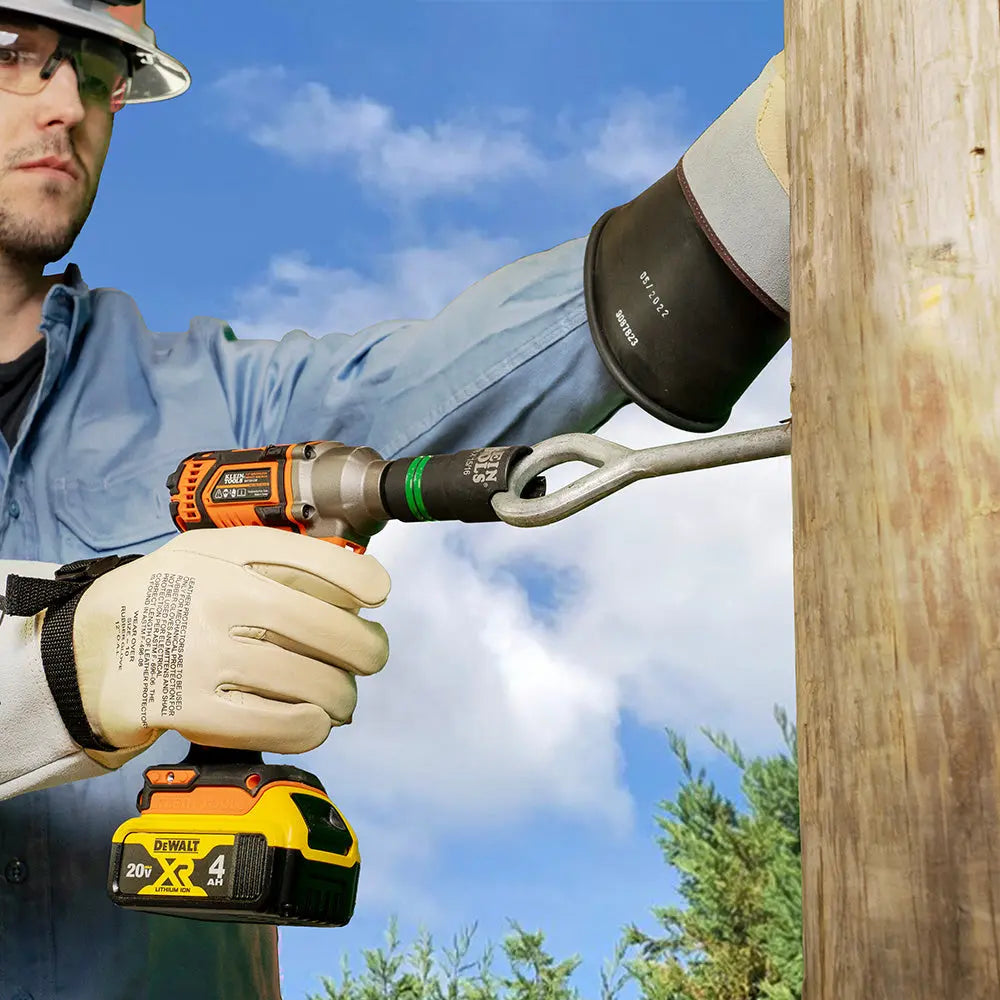 Klein 2-In-1 Slotted Impact Socket Set, 12-Point, 6-Piece Klein Tools