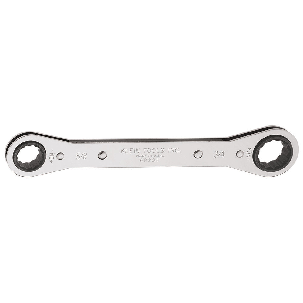 Klein Ratcheting Box Wrench 5/8 x 3/4-Inch