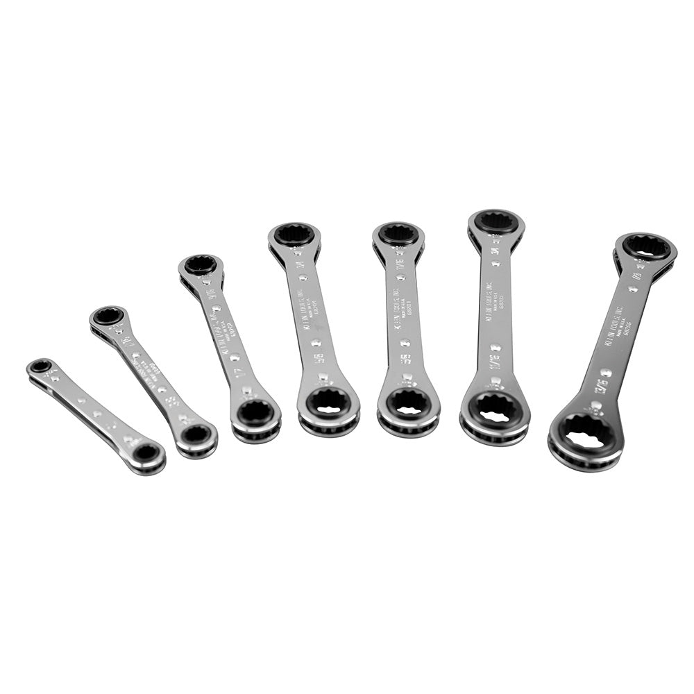 Klein Ratcheting Box Wrench Set, 7-Piece