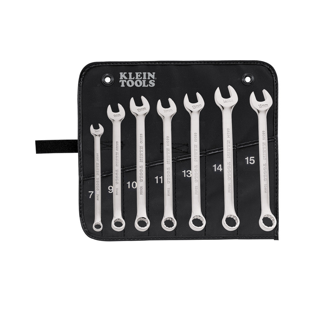 Klein Combination Wrench Set, Metric, 7-Piece