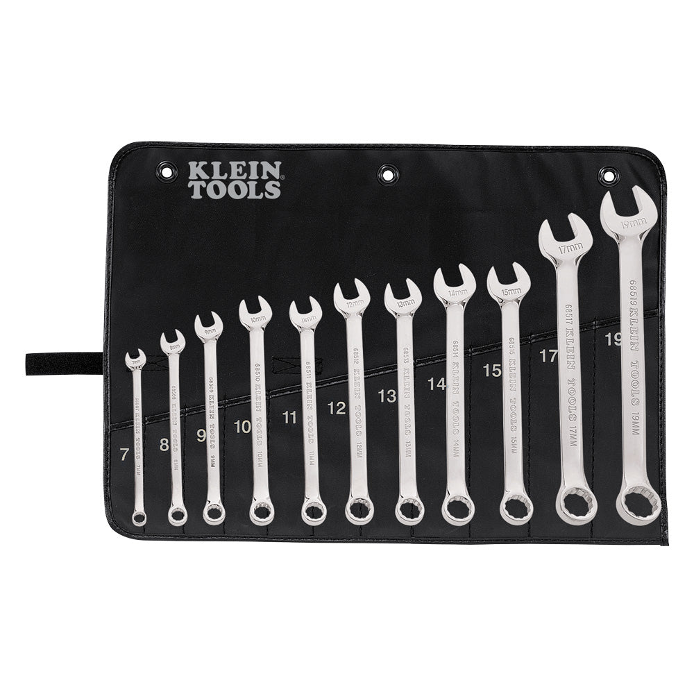 Klein Metric Combination Wrench Set, 11-Piece