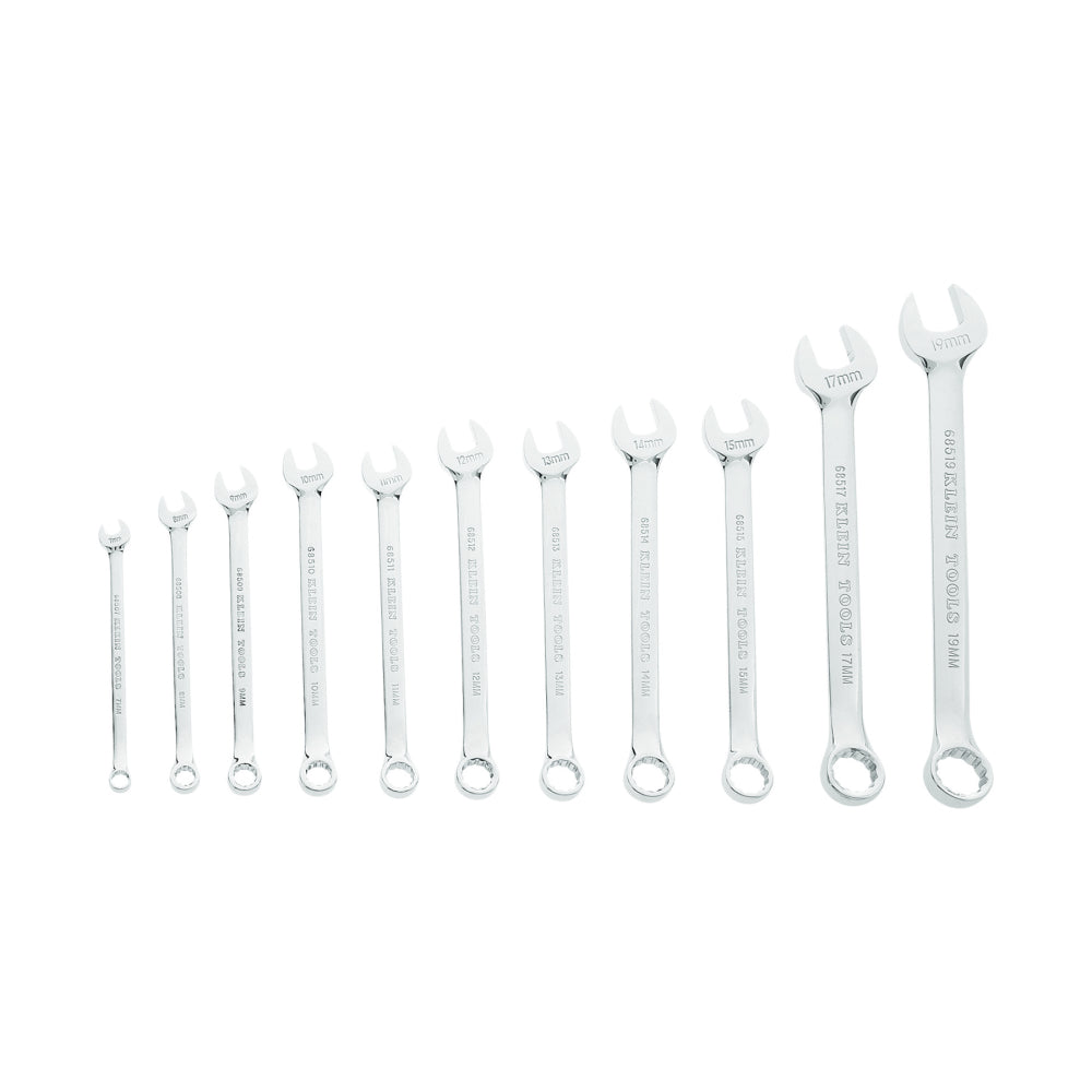 Klein Metric Combination Wrench Set, 11-Piece