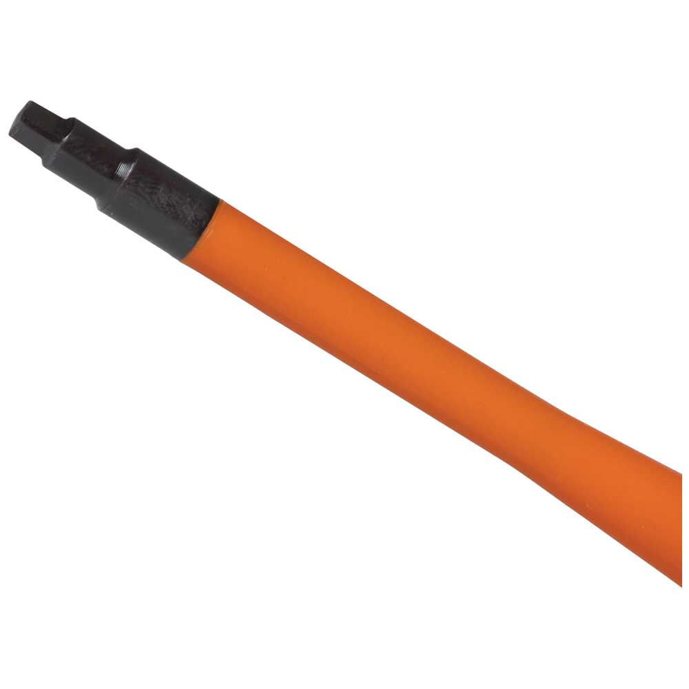 Klein Slim-Tip 1000V Insulated Screwdriver, #2 Square, 4-Inch Round Shank