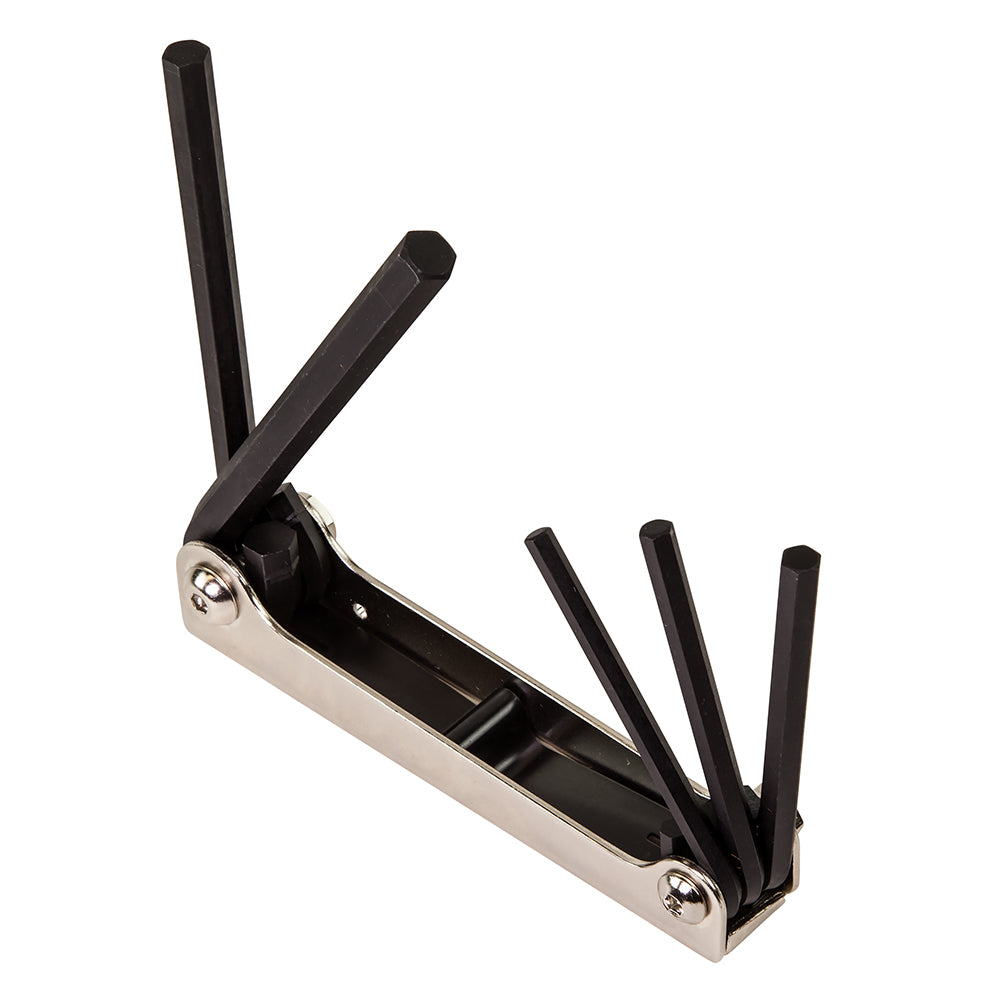 Klein Folding Hex Key Set, 5-Key, SAE Sizes