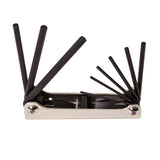 Klein Folding Hex Key Set, 9-Key, SAE Sizes