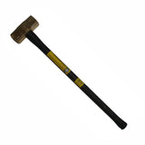 Klein Brass Sledge Hammer, Rubber Handle, 14-Pound