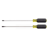 Klein Screwdriver Set, Long Blade Slotted and Phillips, 2-Piece