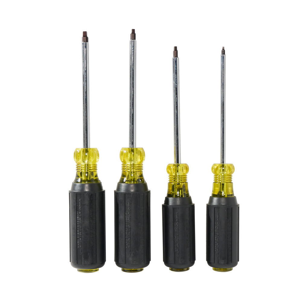 Klein Screwdriver Set, Square Recess, 4-Piece