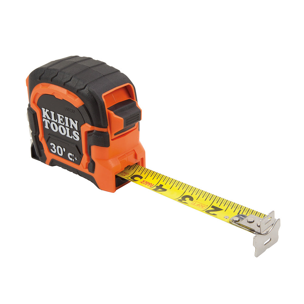 Klein Tape Measure, 30-Foot Magnetic Double-Hook