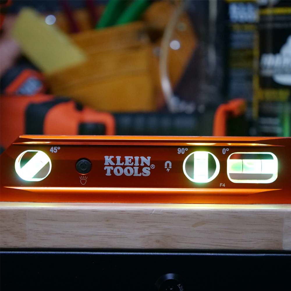 Klein Lighted Torpedo Billet Level, Rare-Earth Magnet